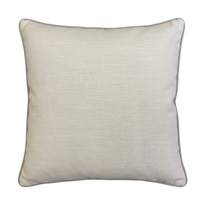 Magnolia Copper Bloom 60x60cm Piped Cushion