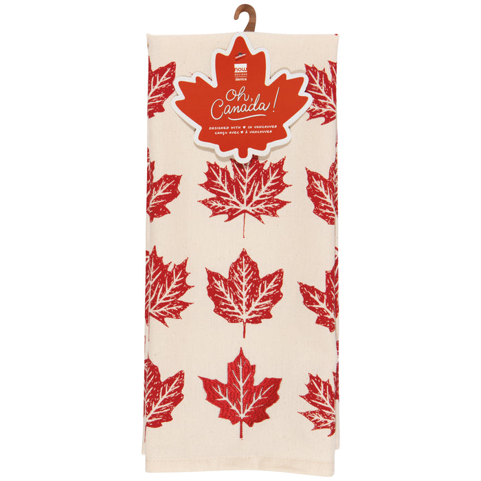 Maple Leaf Dishtowel