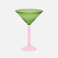Martini Cocktail Glass Set of 2 – Multi Color Gift Pack