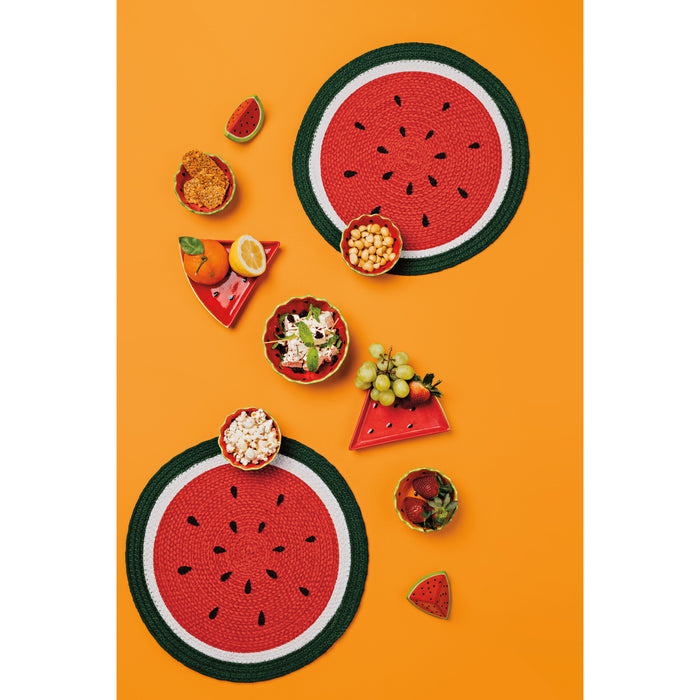 Melon Pop Shaped Dish 6.5 inch
