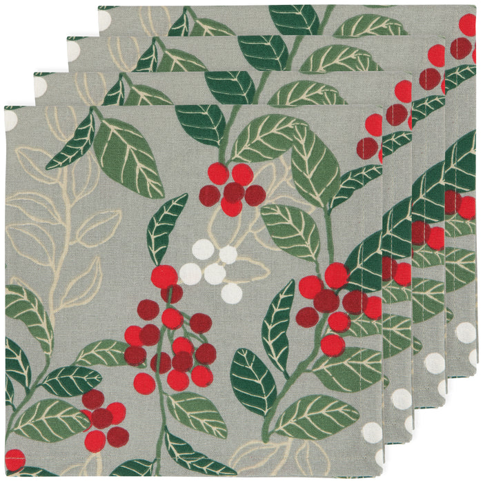 Merry Berry Christmas Napkins Set of 4