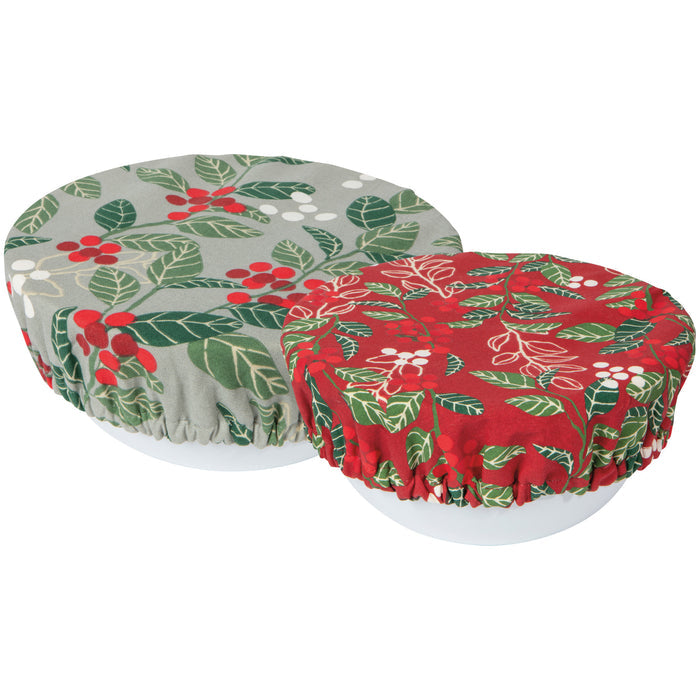 Merry Berry Christmas Save It Bowl Covers Set of 2