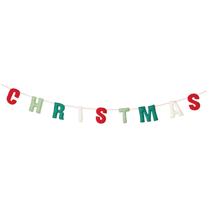 Merry Christmas Felt Garland