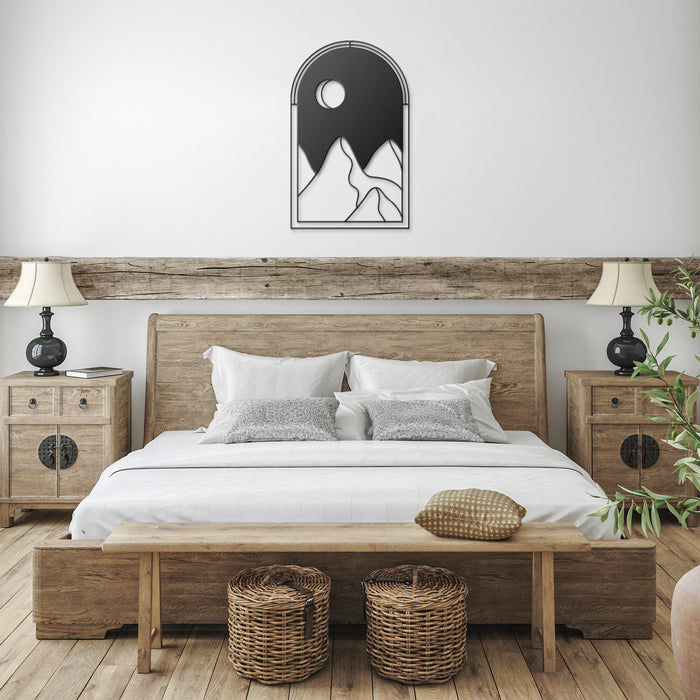 Metal Wall Art Desert Night Wall Decor