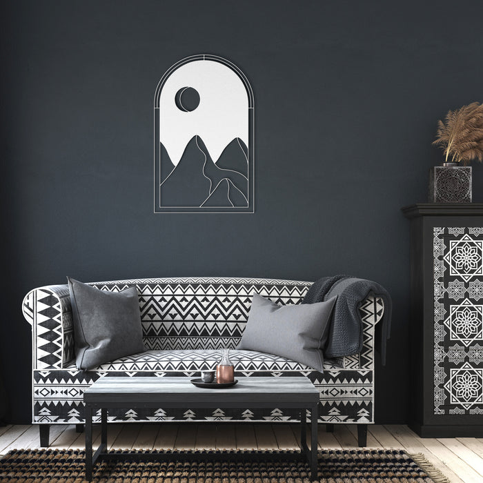 Metal Wall Art Desert Night Wall Decor