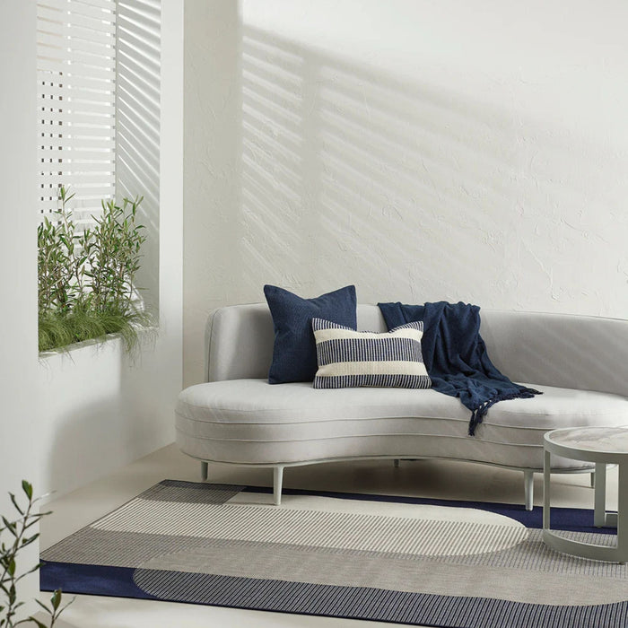 Micah Navy 35x55cm Cushion