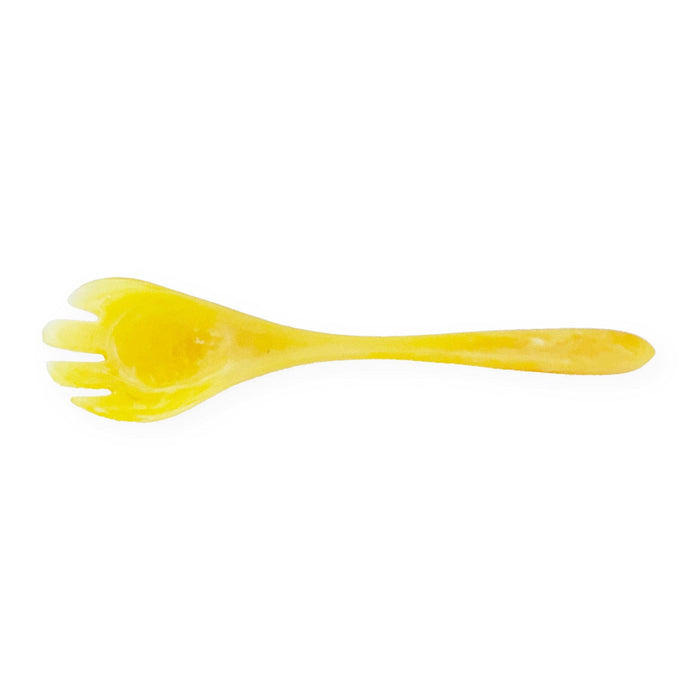Mini Fork Resin Swirl - Buttercup