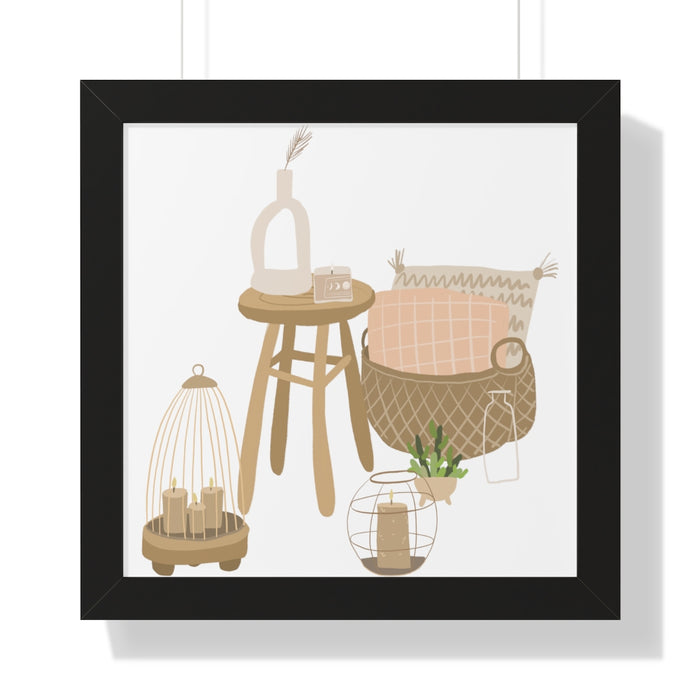 16″ × 16″ / Black