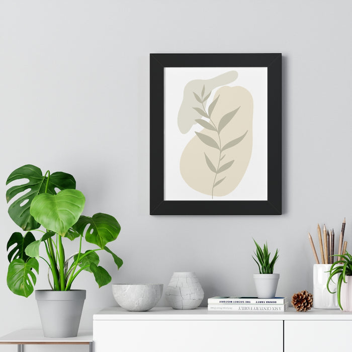 Modern Plant A Framed Vertical Poster