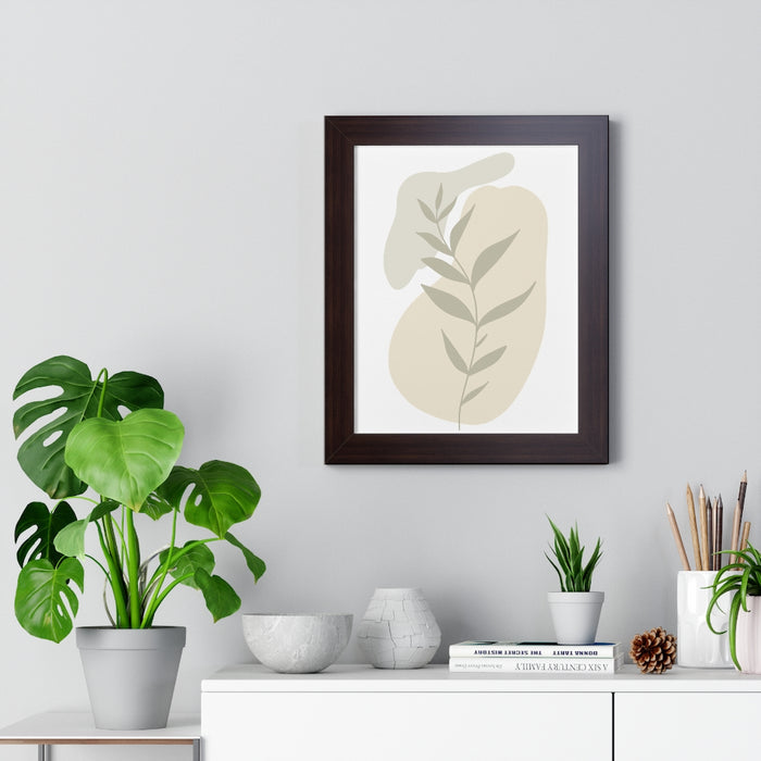 Modern Plant A Framed Vertical Poster