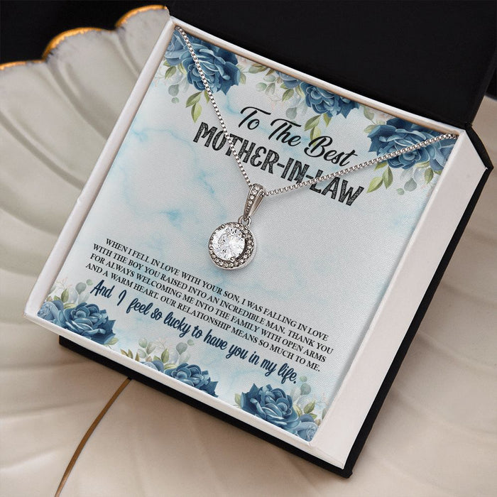 Mother-in-Law Gifts, Wedding Gifts for MIL Cubic Zirconia Necklace Jewelry Gift - Dakoda Goods & Co.