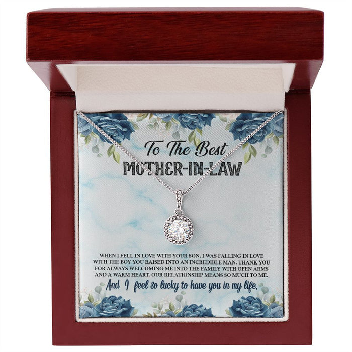 Mother-in-Law Gifts, Wedding Gifts for MIL Cubic Zirconia Necklace Jewelry Gift - Dakoda Goods & Co.