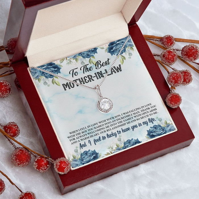 Mother-in-Law Gifts, Wedding Gifts for MIL Cubic Zirconia Necklace Jewelry Gift - Dakoda Goods & Co.