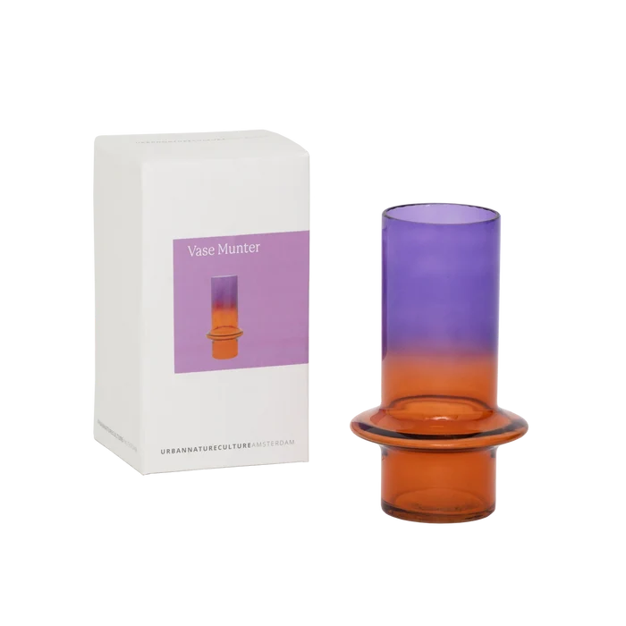 Munter Mini Recycled Glass Vase – Prune