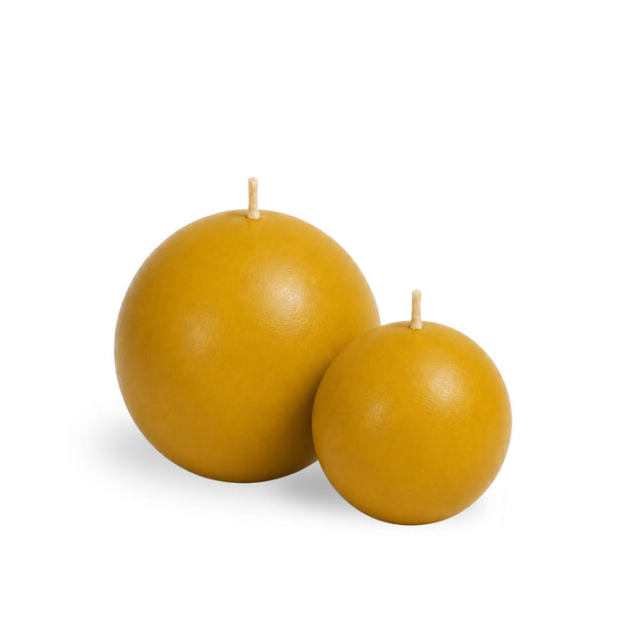 Mustard Orb Candle