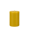 Mustard Pillar Candle 100mm