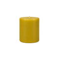Mustard Pillar Candle 75mm