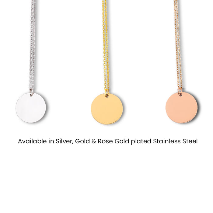 Name & Birth Flower Necklace Customizable Gifts for Daughter Friend Gifts