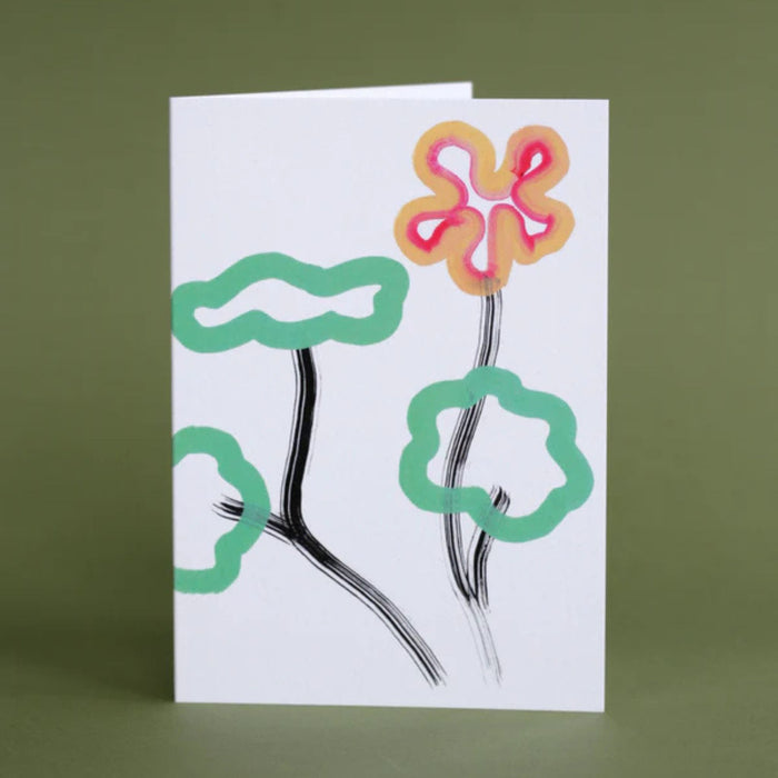 Nasturtium Greeting Card