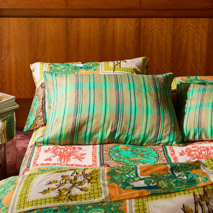 Nicolette Juniper Linen Standard Pillowcase Set