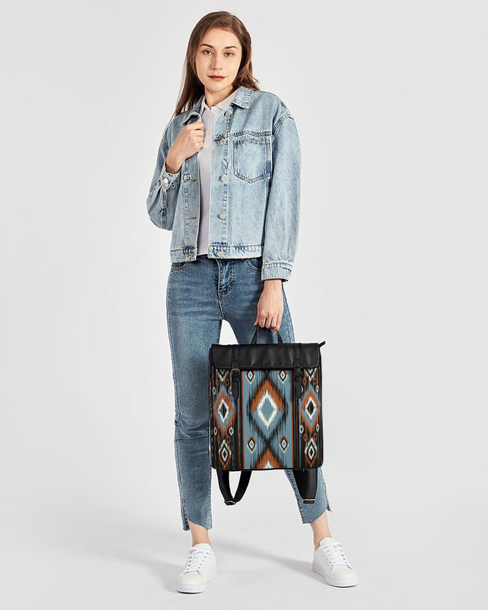 Night Walk Pattern Casual Flap Backpack