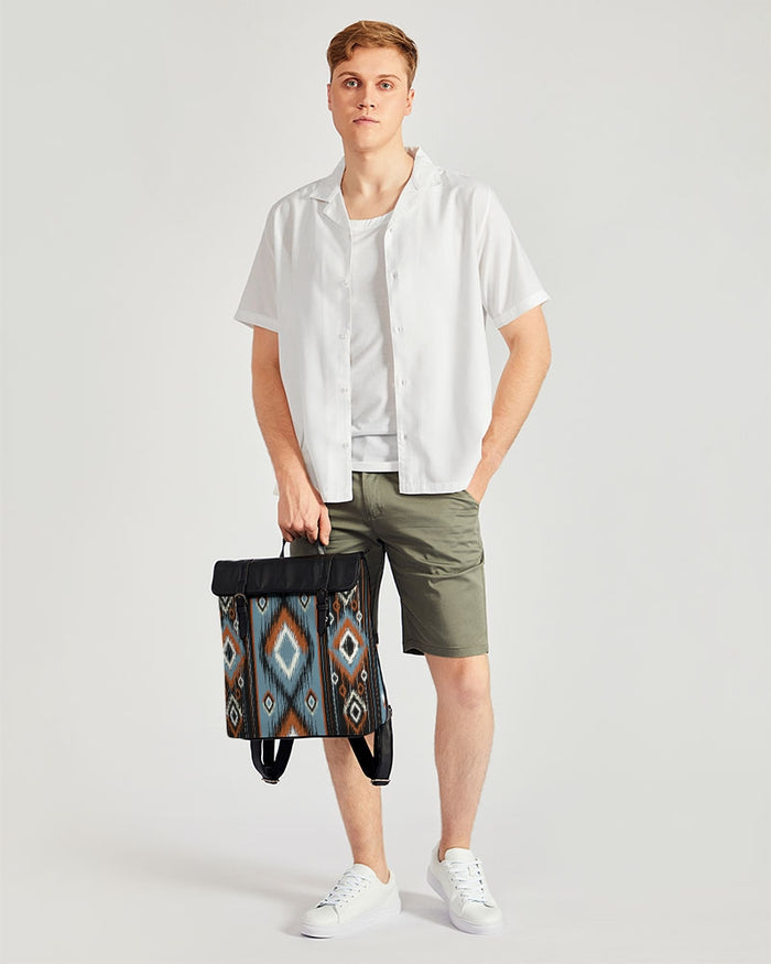 Night Walk Pattern Casual Flap Backpack