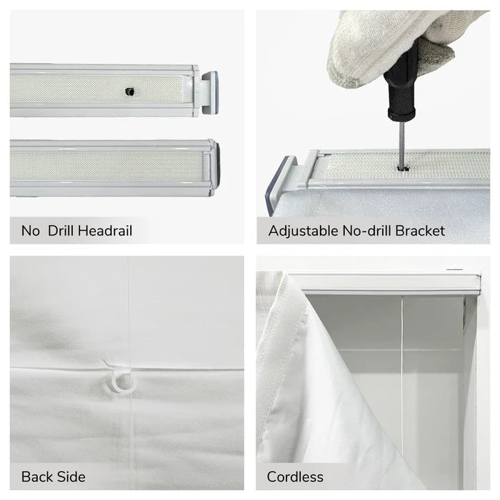 No-Drill | Roman Shades