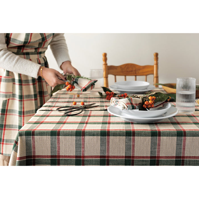 Noel Plaid Christmas Napkins Set of 4