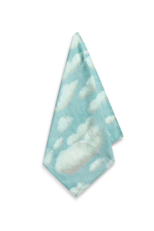 'Nuages' Cloud Linen Napkin in Blue, 50x50cm