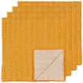 Ochre Double Weave Napkins Set of 4