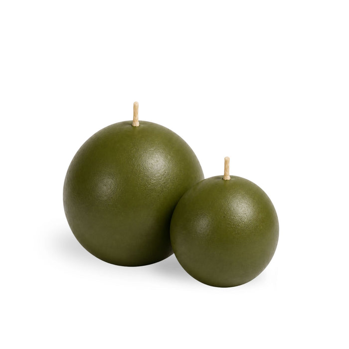 Olive Orb Candle