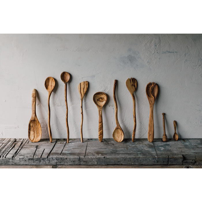 Olive Wood Salad Servers Set of 2