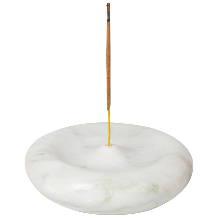 Onyx Marble Round Incense Holder