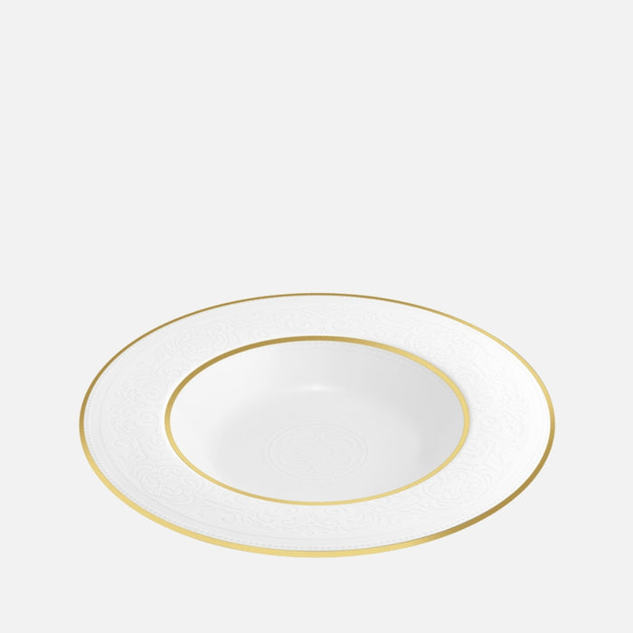 Opera White Deep Plate, 23cm