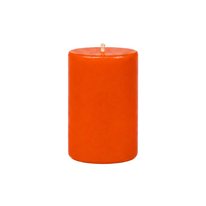 Orange Pillar Candle 100mm