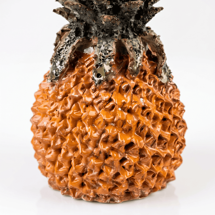 Orange Pineapple 23cm Vase