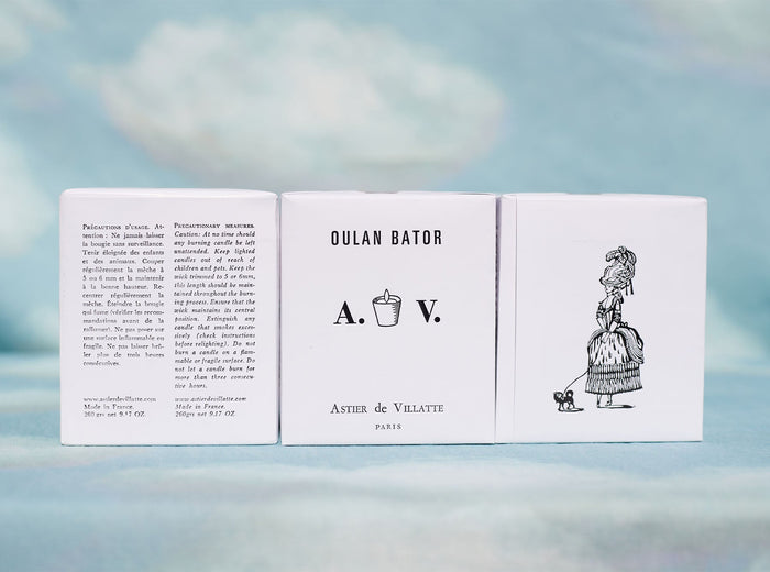Oulan Bator Candle by Astier de Villatte, 260g