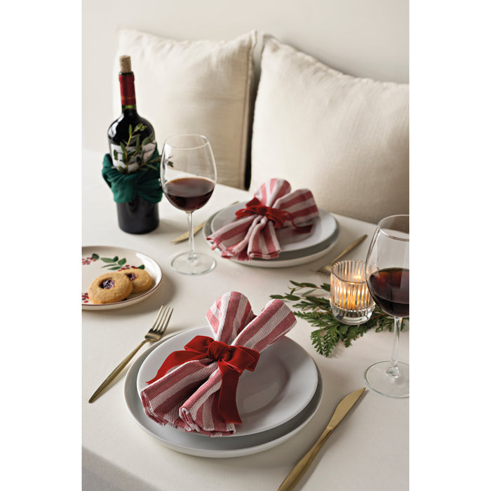 Peppermint Stripe Napkins Set of 4