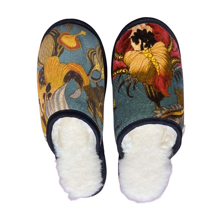 Petrol Artemis Large White Slippers