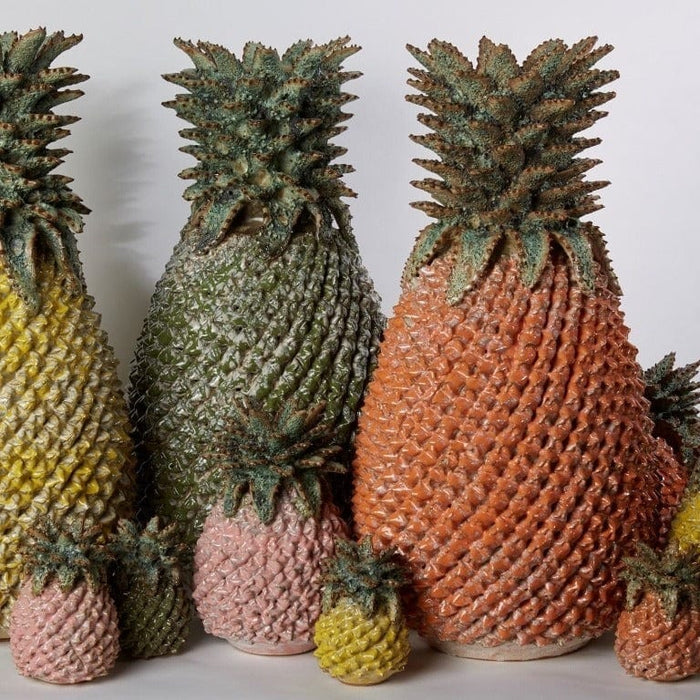 Pineapple Vase Pink 23cm