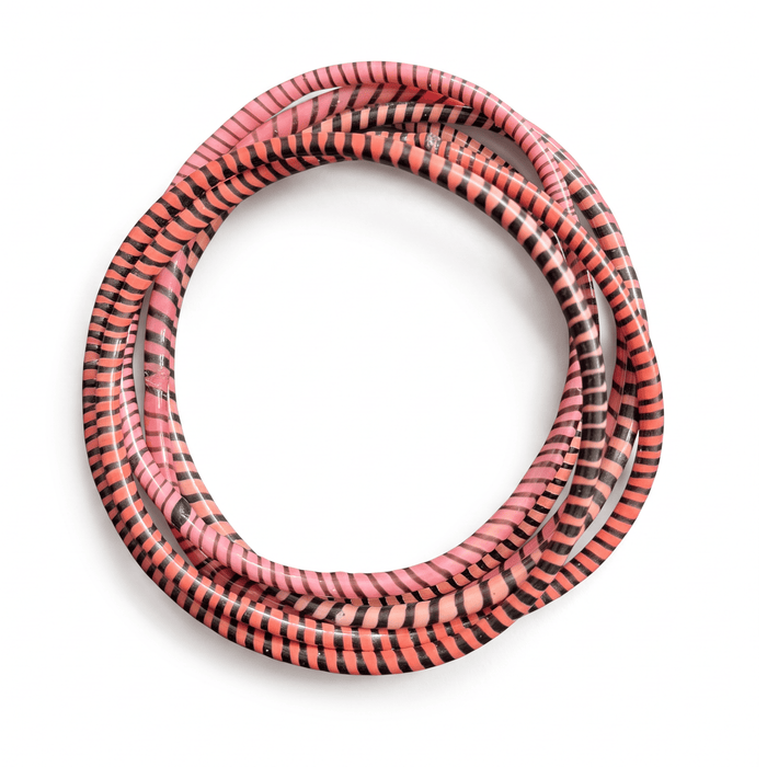 Pink Flipflop Bracelets - Set of 6
