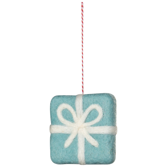 Presents Felt Christmas Tree Ornaments - 3 Assorted Styles