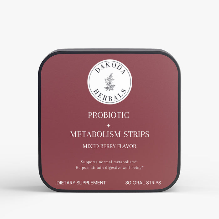 Probiotic + Metabolism Strips, Mixed Berry Flavor 30 Strips