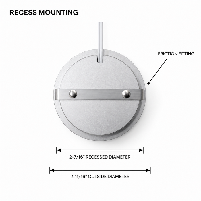 Puck Light 200 | Recessed & Surface Mount MTO LED Puck Light