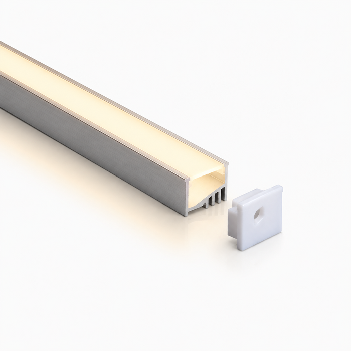 Recess 400 Angled | Made-to-Order Recessed Linear LED Light