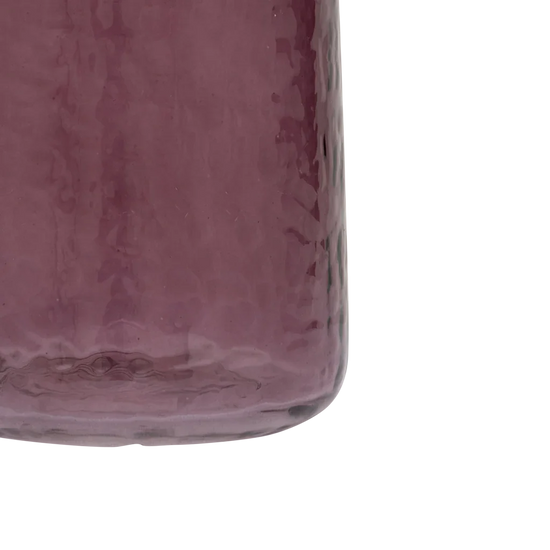 Recycled Glass Tumbler – Hammered Fudge