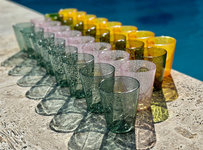 Recycled Plastic Bobby Wine Glass in Teal Blue