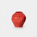 Red Strawberry 11cm Vase