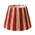 Red Striped Pandan Cone Lampshade