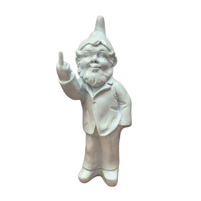 Resin Gnome Figurine - White